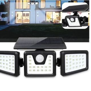 ĐÈN ĐƯỜNG SÂN VƯỜN NĂNG LƯỢNG 3 CÁNH GẮN TƯỜNG CHỐNG NƯỚC