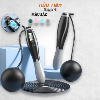 Dây Nhảy Đếm Số Vòng Không Dây Có Bóng Cao Cấp Thay Dây Được, Dây Nhảy Thể Lực Điện Tử  Luyện Thể Lực