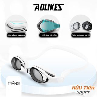 Kính Bơi Cao Cấp AL5005 Chính Hãng Aolikes Chống Tia UV, Chống Mờ, Không Thấm Nước Bảo Vệ Mắt An Tòan Khi Bơi Lội Phụ Kiện