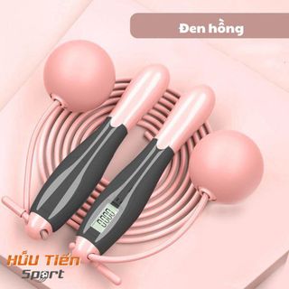 Dây Nhảy Đếm Số Vòng Không Dây Có Bóng Cao Cấp Thay Dây Được, Dây Nhảy Thể Lực Điện Tử  Luyện Thể Lực