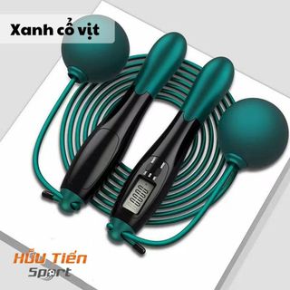 Dây Nhảy Đếm Số Vòng Không Dây Có Bóng Cao Cấp Thay Dây Được, Dây Nhảy Thể Lực Điện Tử  Luyện Thể Lực