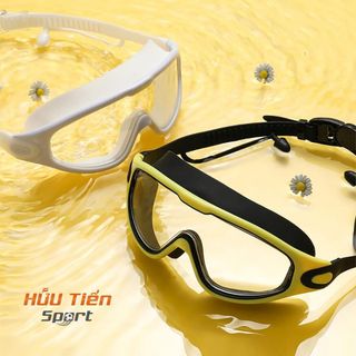 Kính Bơi Chuyên Nghiệp Khung Lớn, Kính Lặn Nam Nữ Cao Cấp Có Bịt Tai Chống Nước, Chống Sương Mù FEIKE 8032 Phụ Kiện