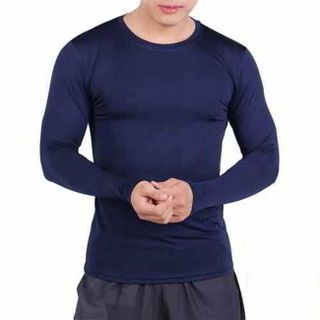 Áo Giữ Nhiệt Nam Thun Ôm Body Dài Tay Lót Trong Thể Thao Tập Gym Đá Bóng