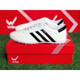 Giày 3 sọc đá banh sân cỏ nhân tạo giá rẻ dành cho nam nữ thể thao bóng đá Wika Sport Giày Đá Bóng