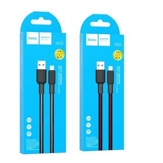 Cáp Sạc Hoco X69 Hỗ Trợ Sạc Nhanh Bọc Dù Chống Đứt Cho Mọi Loại Máy