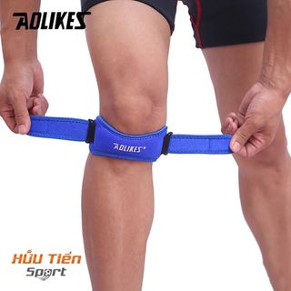 Đai Bó Gối Thể Thao, Băng Bảo Vệ Đầu Gối Silicon Aolikes 7919 Cao Cấp Chống Chấn Thương Tập Gym Thể Hình Chạy Bộ ( 1 Chiếc )