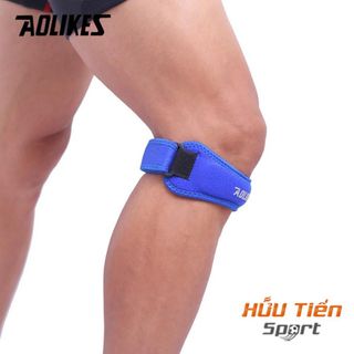 Đai Bó Gối Thể Thao, Băng Bảo Vệ Đầu Gối Silicon Aolikes 7919 Cao Cấp Chống Chấn Thương Tập Gym Thể Hình Chạy Bộ ( 1 Chiếc )