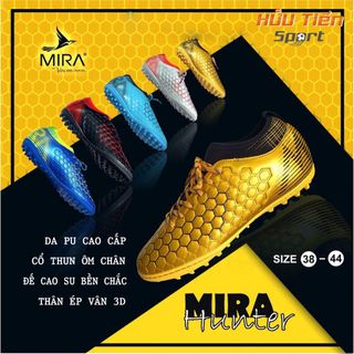 Giày Đá Bóng Mira Hunter Chính Hãng, Giày Đá Banh Sân Cỏ Nhân Tạo Đế TF Cao Cấp Sport Giày Thể Thao