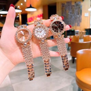 ĐỒNG HỒ NỮ THỜI TRANG GUET DÂY ĐÍNH HỘT FULL DÂY