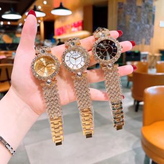 ĐỒNG HỒ NỮ THỜI TRANG GUET DÂY ĐÍNH HỘT FULL DÂY