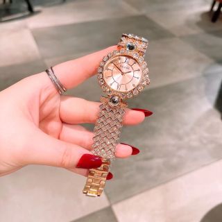ĐỒNG HỒ NỮ THỜI TRANG GUET DÂY ĐÍNH HỘT FULL DÂY