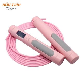 Dây Nhảy Điện Tử Cán Trụ Cao Cấp Có Đếm Số Vòng, Dây Nhảy Không Dây Có Bóng Luyện Thể Lực