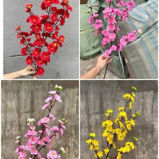 Cành Hoa Mai , Hoa Đào , Hoa Anh Đào Cao Cấp , Cành To , Nhiều Hoa , Nhiều Nụ , Cắm bình, Làm Cây, Trang trí Nhà Cửa , Decor Tết , Nhà Hàng , Quán ăn