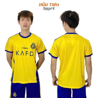 Quần Áo Bóng Đá, Đồ Đá Banh Al-Nassr, Vải Thun Lạnh Không Nhăn Không Xù Lông Thể Thao