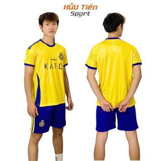 Quần Áo Bóng Đá, Đồ Đá Banh Al-Nassr, Vải Thun Lạnh Không Nhăn Không Xù Lông Thể Thao