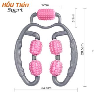 Dụng Cụ Vòng Kẹp Mát Xa Chân Tay, Con Lăn Massager Giãn Cơ Tập Gym Yoga Hàng Dobetter Chính Hãng Nữ