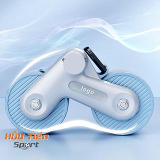 Con Lăn Tập Bụng 2 Bánh Cao Cấp Trợ Lực Thế Hệ Mới, Dụng Cụ Tập Gym Thể Dục Tại Nhà CL02 Tập Cơ Bụng