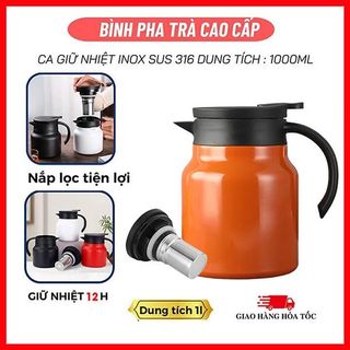 Bình Pha Trà Giữ Nhiệt (Thùng 40 Cái)