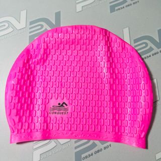 mũ bơi chống nước không đau đầu silicon mềm  CONQUEST