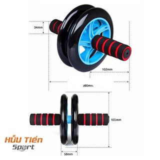 Con Lăn Tập Bụng 2 Bánh, Dụng Cụ Tập Cơ Bụng Đa Năng Lăn AB 2 Bánh Gym Thể Thao Tại Nhà CL01 Tập Gym