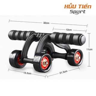Con Lăn Tập Bụng, Dụng Cụ Tập Cơ Bụng Tập Gym Thể Dục Tại Nhà 4 Bánh Xe AB Slimmer Tập Thể Dục