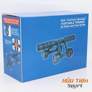 Con Lăn Tập Bụng, Dụng Cụ Tập Cơ Bụng Tập Gym Thể Dục Tại Nhà 4 Bánh Xe AB Slimmer Tập Thể Dục