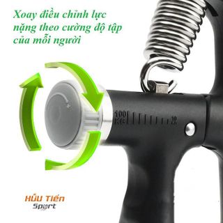 Kìm Bóp Tay Điện Tử, Dụng Cụ Tập Cơ Tay Bản Chữ R Tập Gym Tại Nhà Điều Chỉnh Cường Độ 10-100KG, Có Bộ Đếm Số Tự Động Tập Tay Tập Thể Dục
