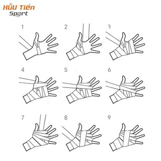 Băng Đa Boxing Wolon, Băng Quấn Tay Hỗ Trợ Đấm Bốc Muway Thái Võ Thuật Cố Định Giảm Chấn Thương