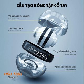 Bóng Tập Cổ Tay Phát Quang Tự Động, Thiết Bị Chuyên Dụng Cầm Tay Giảm Stress, Rèn Luyện Sức Mạnh Có Đèn Led Bóp Tay Tập Tay Tập Gym Tập Cơ Tay