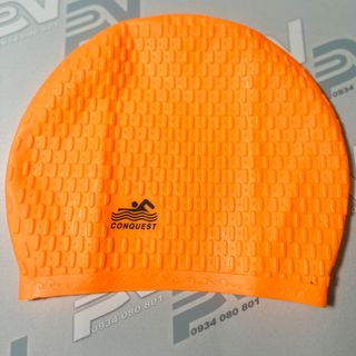 mũ bơi chống nước không đau đầu silicon mềm  CONQUEST