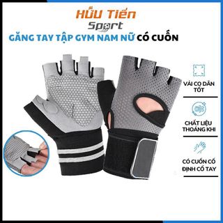 [HCM]Găng Tay Tập Gym Nam Nữ Có Cuốn Bao Tay Tập Tạ Thể Hình Xà Đơn Thể Thao Nam Nữ Chống Trơn Trượt Chống Trơn