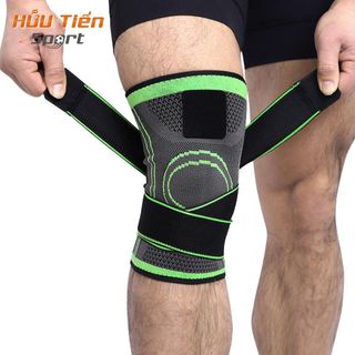 Bảo Vệ Đầu Gối, Đai Quấn Băng Bó Gối Thoáng Khí Có Đai Cuốn Aolikes AL7720 Chơi Thể Thao Tập Gym Cầu Lông Đá Banh Sport