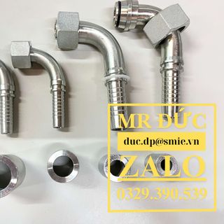 Đầu bấm hệ ren côn 24º, DIN2353