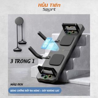 Dụng Cụ Plank Thiết Bị Thể Thao 3 Trong 1 Hít Đất Squat Tập Bụng Thể Dục Tập Gym Tập Thể Dục