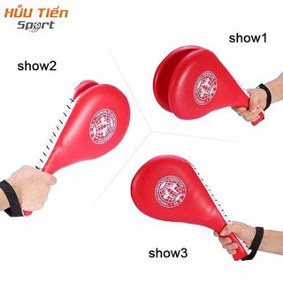 Tay Đấm Taekwondo, Đích Đá Đấm Tập Võ Thuật Cầm Tay Taekwondo, Vovinam, Karatedo Da PU Cho Trẻ Em và Người Lớn (1 Chiếc)