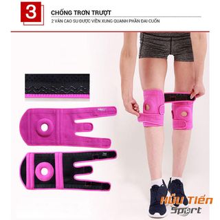 Bảo Vệ Đầu Gối, Băng Quấn Bó Gối Silicon Thủ Môn Đá Bóng Cầu Lông Bóng Chuyền Tập Gym Thể Hình Aolikes AL7912