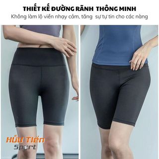 Quần Tập Gym Nữ Lưng Cao, Quần Legging Thể Thao QG04 Lửng Ôm Sát, Tôn Dáng, Thấm Hút Mồ Hôi Tốt Sport Chạy Bộ