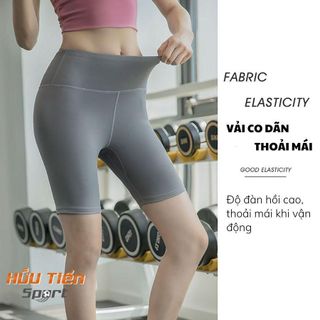 Quần Tập Gym Nữ Lưng Cao, Quần Legging Thể Thao QG04 Lửng Ôm Sát, Tôn Dáng, Thấm Hút Mồ Hôi Tốt Sport Chạy Bộ