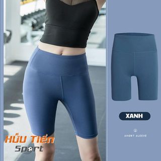 Quần Tập Gym Nữ Lưng Cao, Quần Legging Thể Thao QG04 Lửng Ôm Sát, Tôn Dáng, Thấm Hút Mồ Hôi Tốt Sport Chạy Bộ