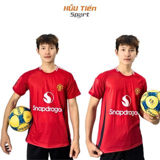 Quần Áo Bóng Đá, Đồ Đá Banh Manchester United, Vải Thun Lạnh Không Nhăn Không Xù Lông Thể Thao