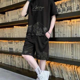 Bộ Quần Áo Thể Thao Nam Co Giãn Chất Thun Lạnh Mềm Mịn