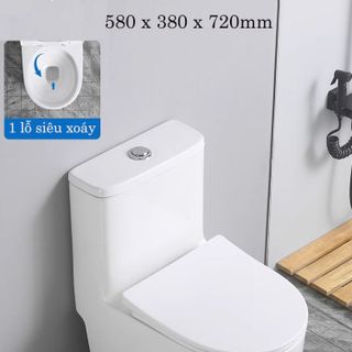 Bồn cầu ngắn 58cm phù hợp các nhà vệ sinh nhỏ, nhà vệ sinh dưới gầm cầu thang mã K58