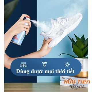 Bình Xịt Khử Mùi Giày 260ml Công Nghệ Bạc AG+, Chống Hôi Chân, Ngăn Mồ Hôi, Diệt Khuẩn, Hiệu Quả Đến 24h