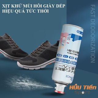 Bình Xịt Khử Mùi Giày 260ml Công Nghệ Bạc AG+, Chống Hôi Chân, Ngăn Mồ Hôi, Diệt Khuẩn, Hiệu Quả Đến 24h