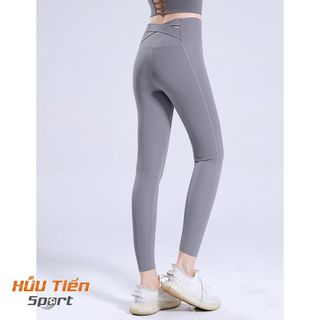 Quần Dài Tập Gym Nữ QG03, Quần Legging Thể Thao Tập Yoga, Aerobic Kiểu Dáng Đan Chéo Ôm Sát, Co Dãn Tốt, Lưng Cao Tôn Dáng, Thấm Hút Mồ Hôi Tốt Sport