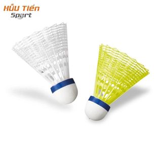Ống Cầu Lông Nylon Thương Hiệu Whizz Chính Hãng, Quả Cầu Lông Nylon Nhựa Bền Màu Trắng Vàng
