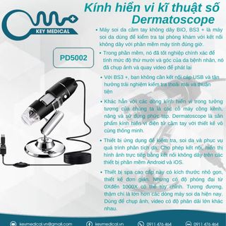 Kính hiển vi kỹ thuật số không dây Dermatoscope