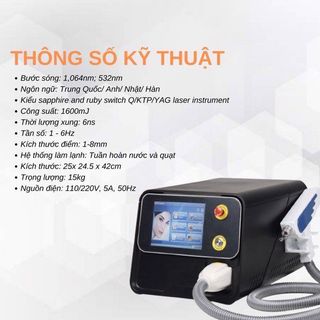 Máy xóa xăm ND YAG laser RY580