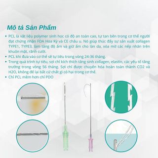 Chỉ nâng cơ PCL SPCL + PCL Mesh + PCL EP Cog : 18G*100mm