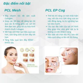 Chỉ nâng cơ PCL SPCL + PCL Mesh + PCL EP Cog : 18G*100mm